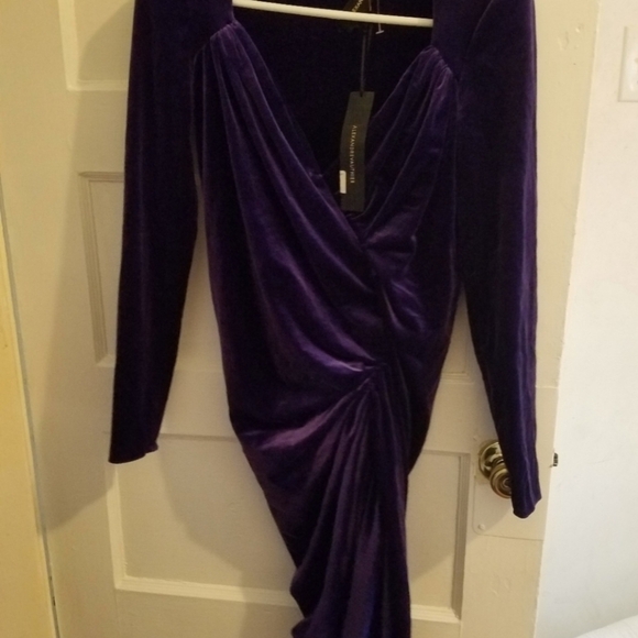 Deep Purple Alexander Vauthier Dress - Picture 4 of 11